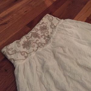 Free people maxi skirt/dress - beaded