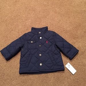 Polo Ralph Lauren any boys' quilted jacket, NWT.