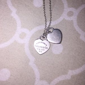 Double hearted Tiffanys necklace