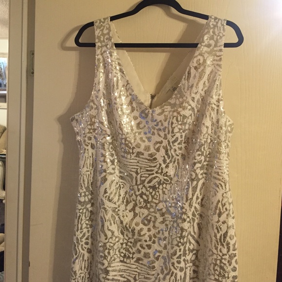Sequined animal print forever 21 mini dress