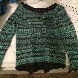 patterned sweater