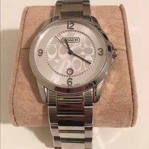 Coach Silver Watch