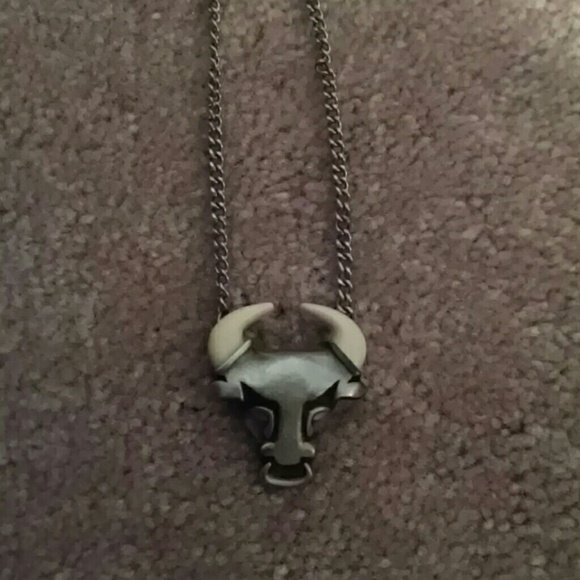 Tribal bull necklace by Avon