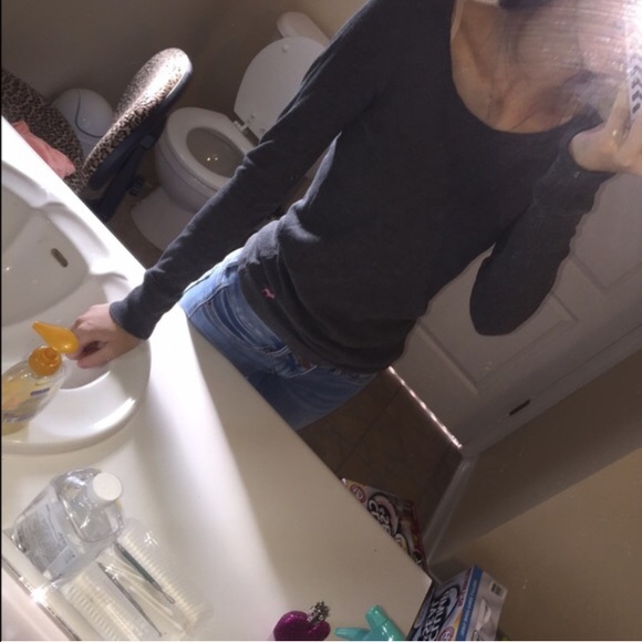 Dark Grey long sleeve tee