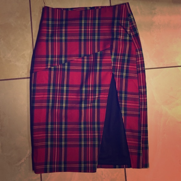Plaid skirt