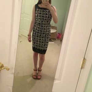 Navy Pattern Dress