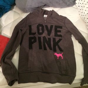 pink pullover