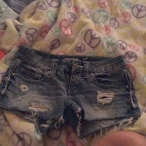 day trip/ miss me shorts.