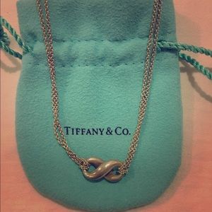 Tiffany & Co sterling silver infinity necklace