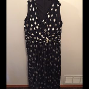 Reduced to Sell Black and Silver evening Dress