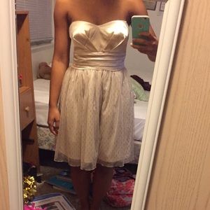 Gold Homecoming dress