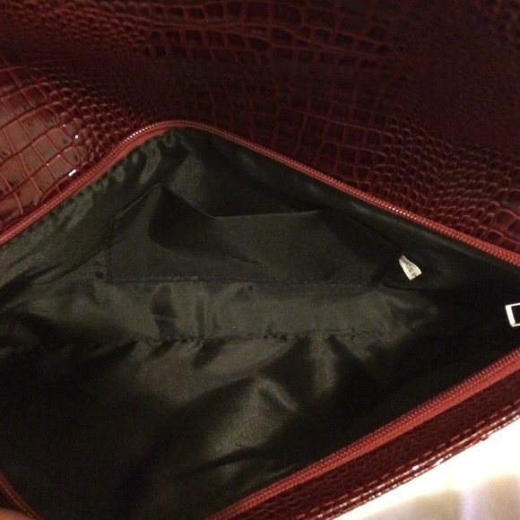 Dark Red Clutch Purse - Picture 2 of 2