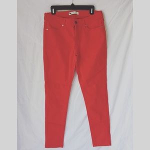 {Levis} Red Skinny Jeans