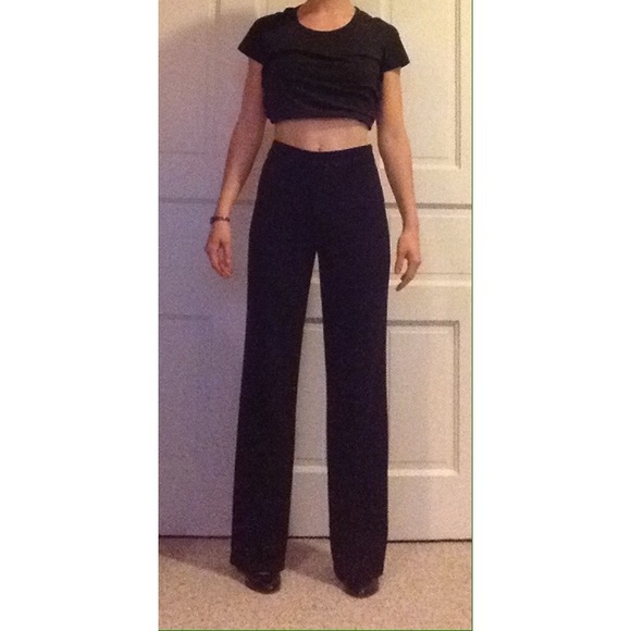 The Limited Stretch Wide Leg High Waist Dress Pant