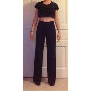 The Limited Stretch Wide Leg High Waist Dress Pant