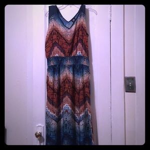 Sz Xl maxi tribal dress.