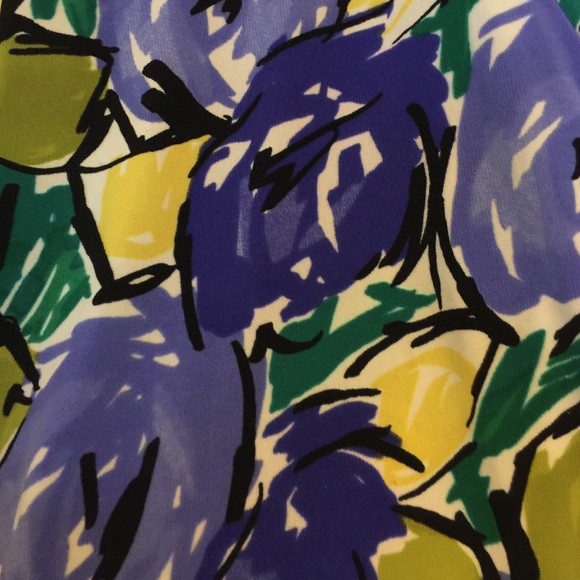 Periwinkle,Teal & Sunshine Yellow Dress