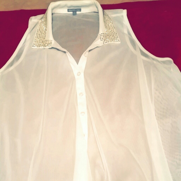 Sheer white Blouse