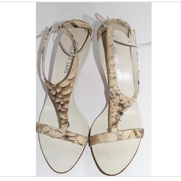 Sz 8 - Authentic Helmut Lang - Snakeskin T-Strap