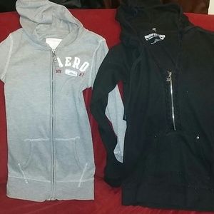 2 girl hooded sweaters