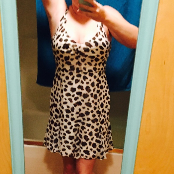 Leopard print dress