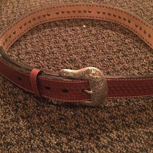 Genuine leather belt