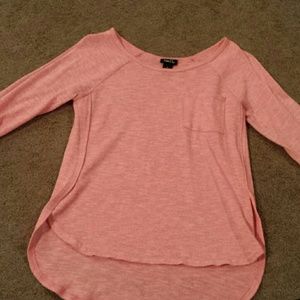 Pink long sleeve shirt