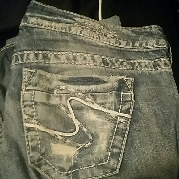 Silver jeans
