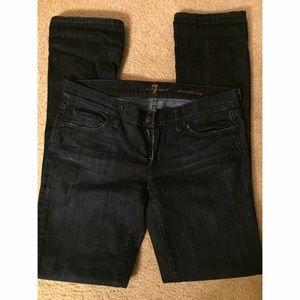 SEVEN FOR ALL MANKIND STRAIGHT LEG JEANS