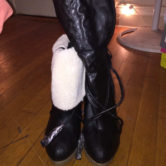 Charlotte Russe High Low Boots