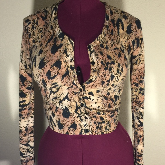 Leopard cardigan