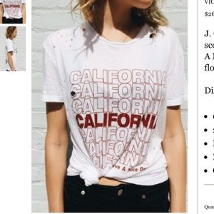 Brandy Melville Violet California Top