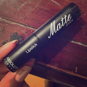 Black matte lipstick