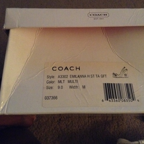 Coach Wedges - Picture 4 of 4