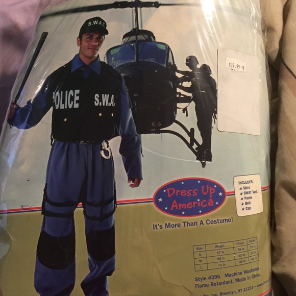 Men's swat costume