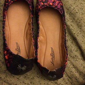 LAST CHANCE/ Lucky brand floral print flats