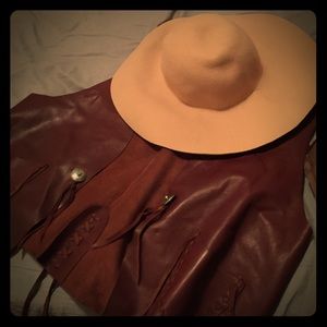 100% leather RL vintage vest!