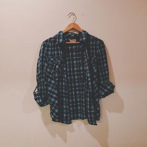 Blue Plaid Flannel