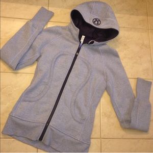 Baby blue lulu lemon scuba hoodie