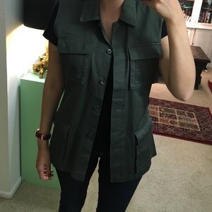 Army style Vest Jacket