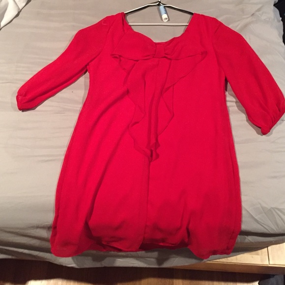 Red dress