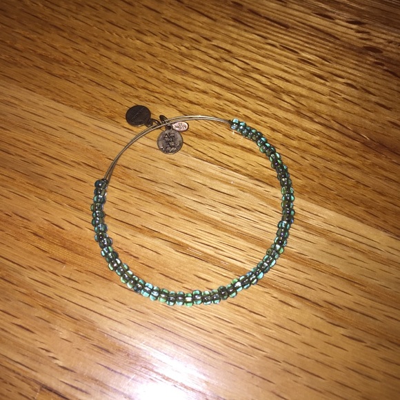 Alex and ani blue beaded bracelet