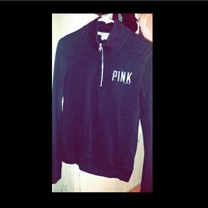 Pink half zip