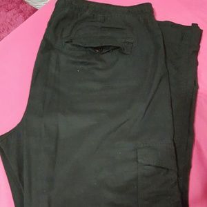 Old Navy Pants - Black pull up cotton pants. No zipper Old Navy Pants - Black pull up cotton pants. No zipper