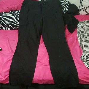 Old Navy Pants - Black pull up cotton pants. No zipper Old Navy Pants - Black pull up cotton pants. No zipper