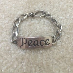 Lucky Brand Peace bracelet