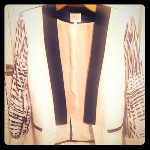 Parker "Reef" silk printer blazer