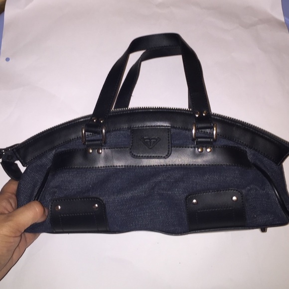 New- Roxy Dark Denim Blue & Blk Shoulder Bag