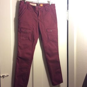 Pilcro and the Letterpress skinny tuxedo pants.