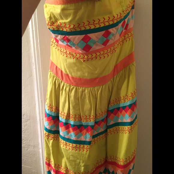 *Anthropologie* strapless dress